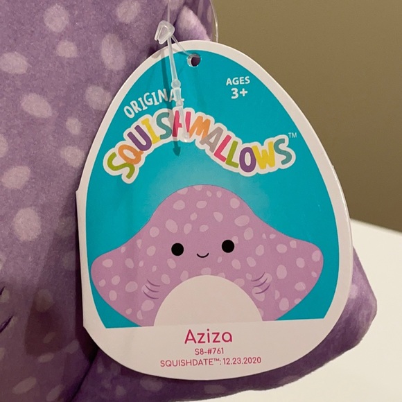 NWT 8” Aziza the Stingray Squishmallow - Picture 3 of 4
